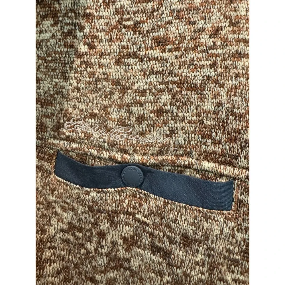 Eddie Bauer Quarter Zip Men's‎ Size XL Brown